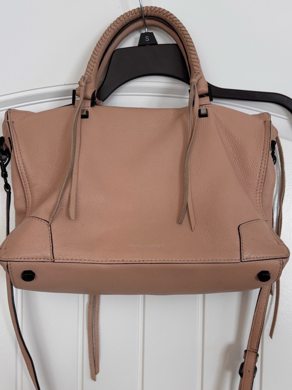 Rebecca Minkoff Regan Satchel Tote in the color Blush